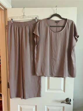 Barefoot Dreams Women's Two-Piece Sleep Set - Light Mauve